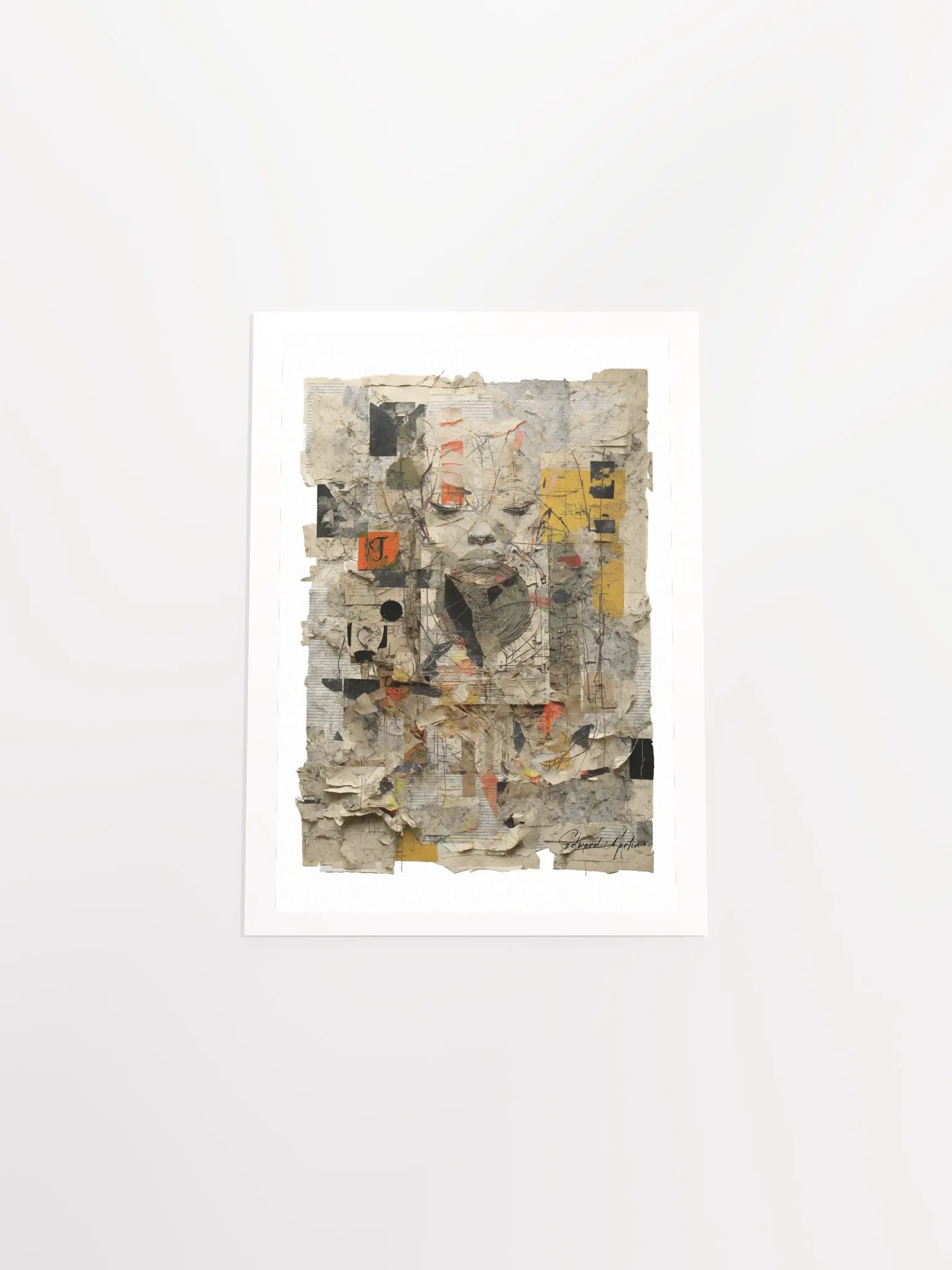 'Mental Salvation' by Edward Martin Mixed Media Collage product image (5)