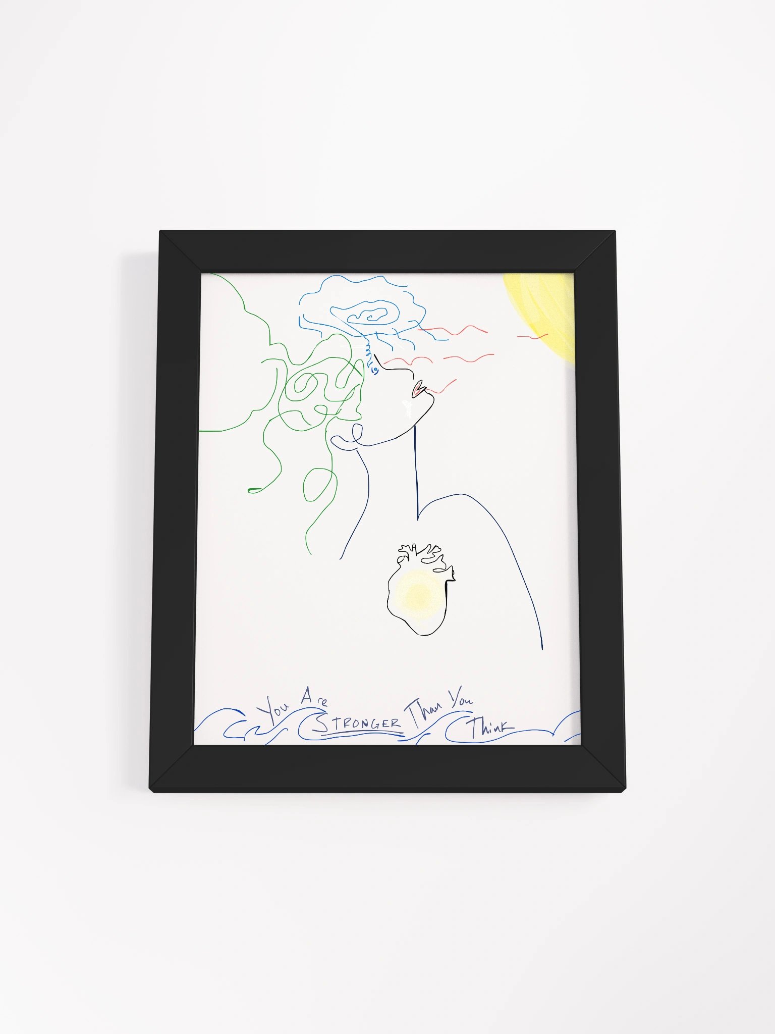 You Are Stronger Then You Think Poster - Thin Lines Edition product image (1)