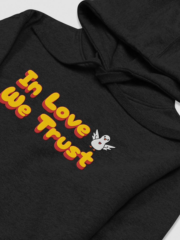 "IN LOVE WE TRUST" / EMBROIDERED HOODIE product image (1)