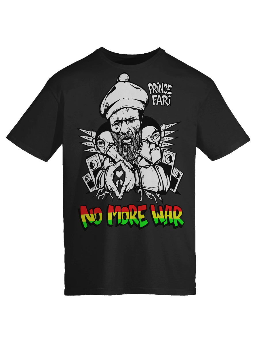 Prince Far I T-Shirt by RasTerms37 (Grey / Red Gold Green / Basic) product image (4)