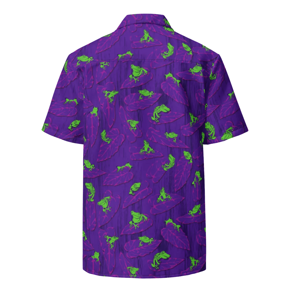 Tree Frogs Unisex Button Down Shirt product image (2)