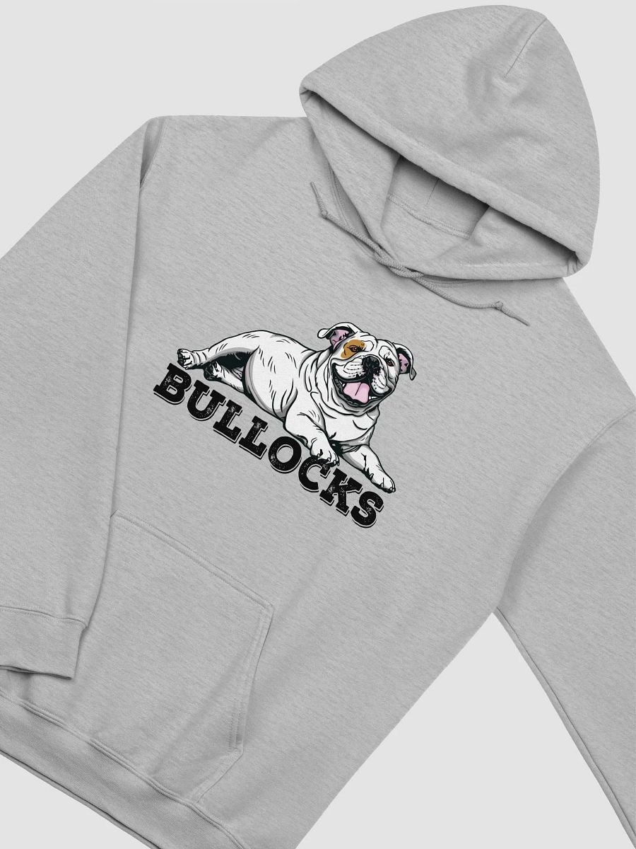 Bullocks Hooded Sweatshirt of an English Bulldog(White) | Funny Hoodie for Bulldog Owners product image (24)