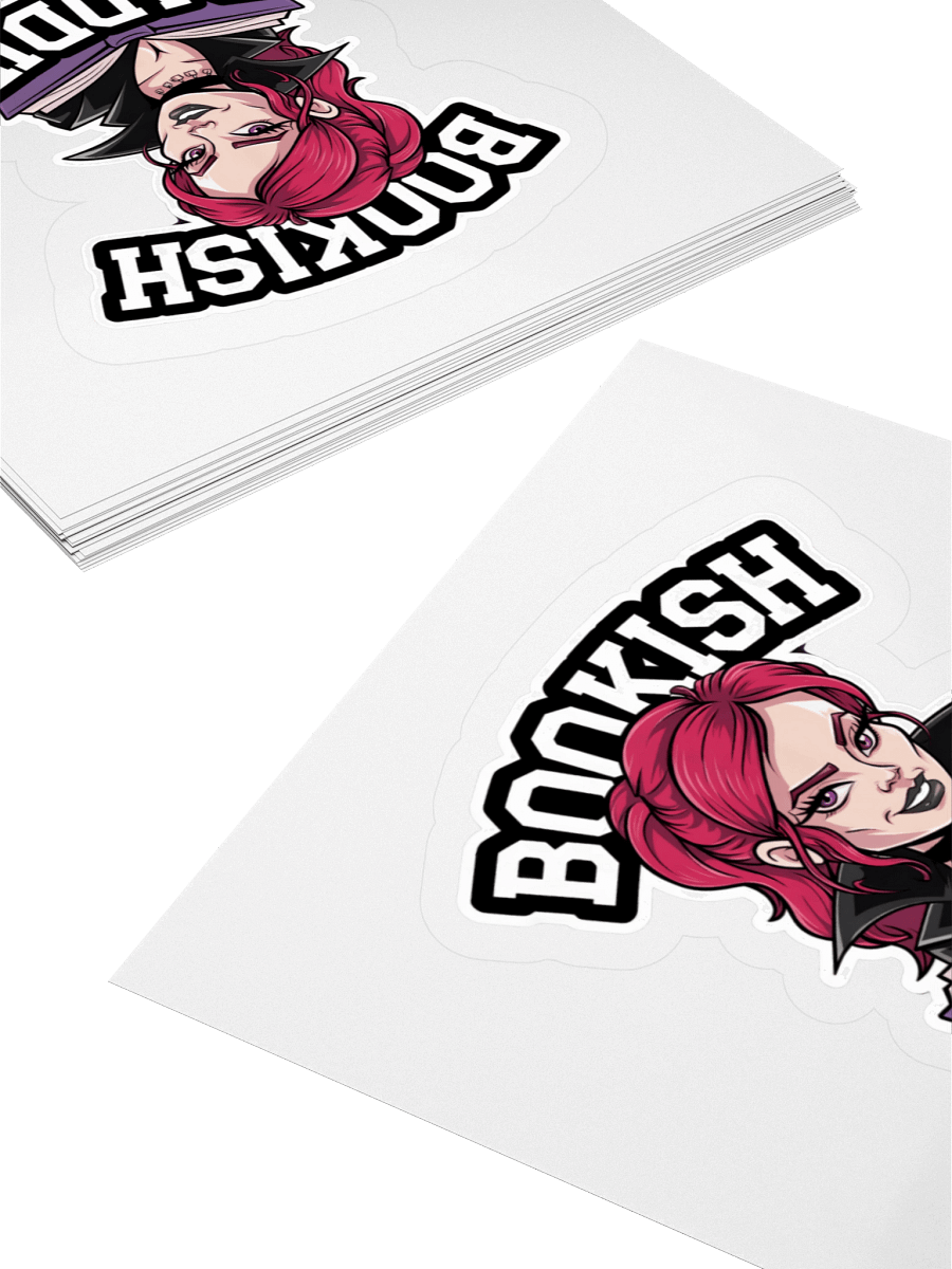 Bookish Baddie Vamp Sticker product image (12)