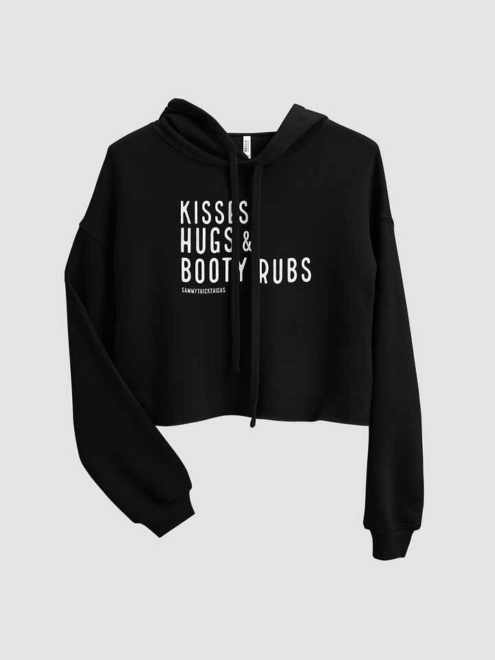 Kisses Hugs & Booty Rubs Women's Cropped Hoodie product image (2)
