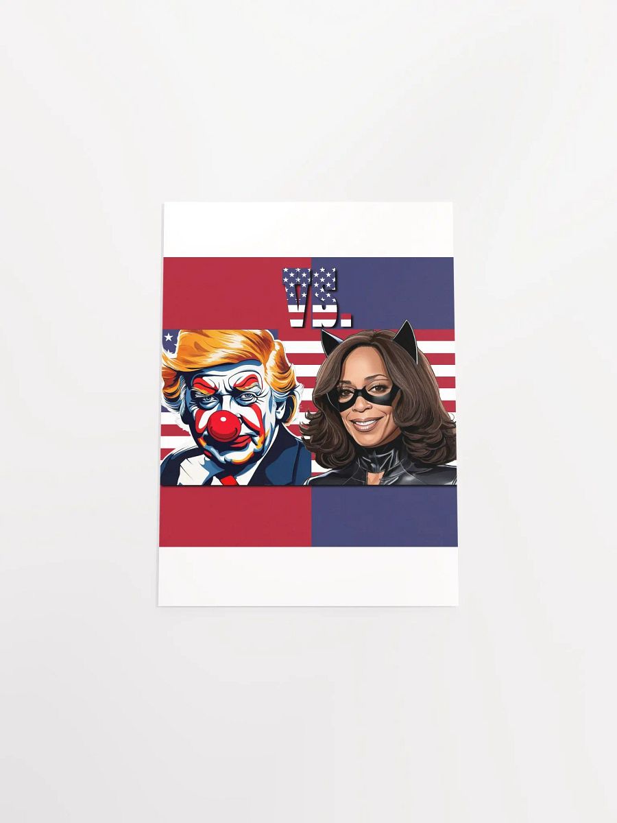 Joker Trump vs. Cat Harris: Illustrated Matte Poster product image (48)