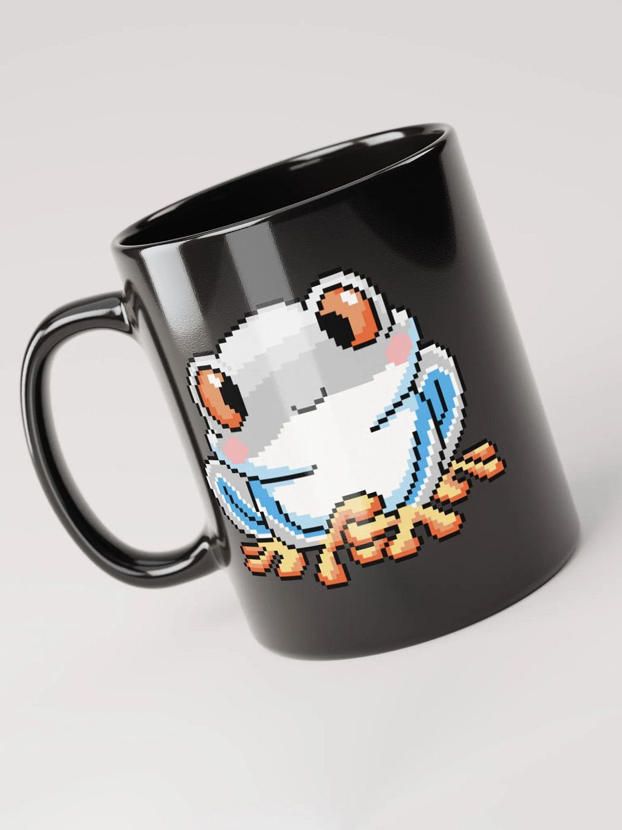White Rip the Frog Black Glossy Mug product image (5)