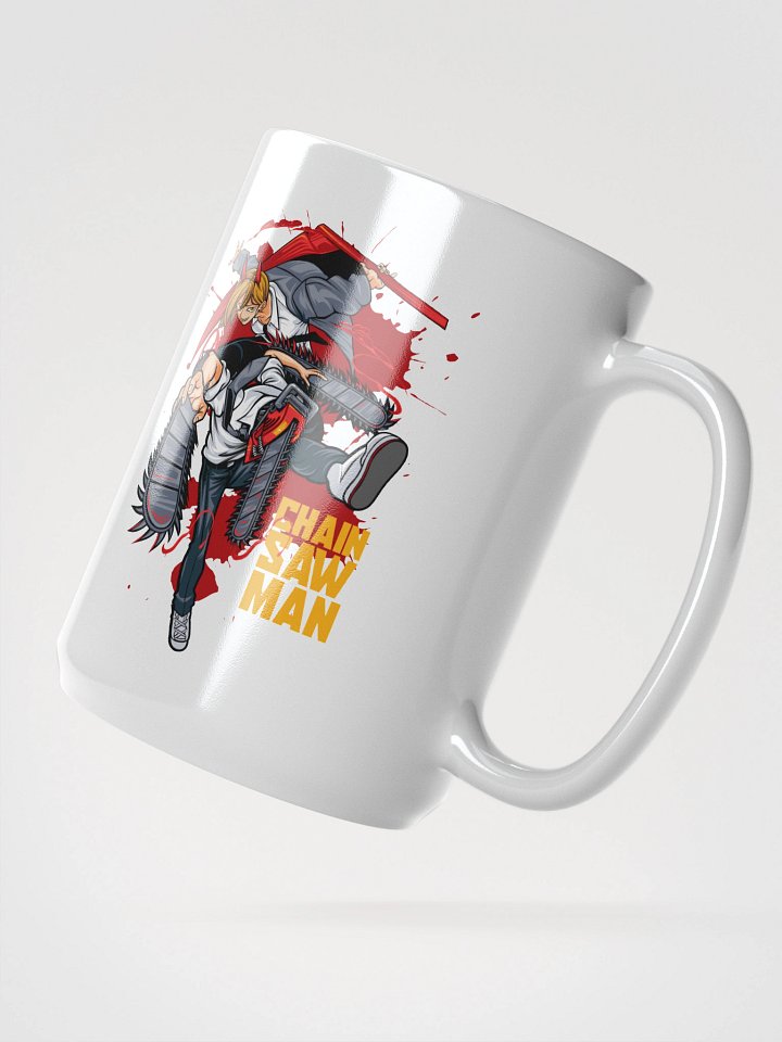 Dynamic Duo - Power & Denji Design Mug | Chainsaw Man Anime product image (2)