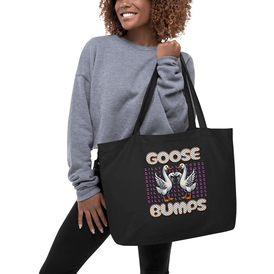 Silly Goose Bumps Organic Tote product image (3)