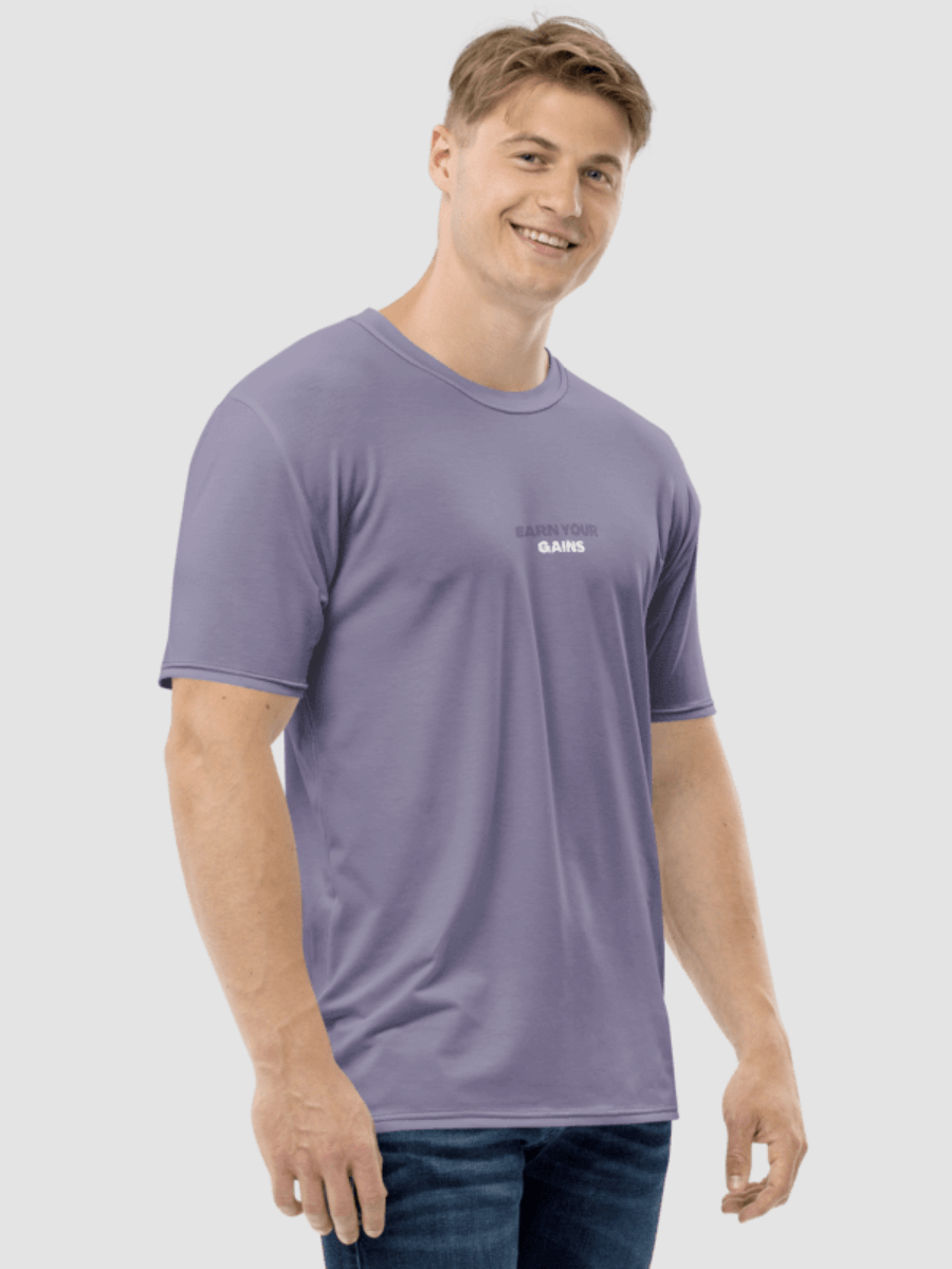 Earn Your Gains T-Shirt - Clouded Purple product image (4)