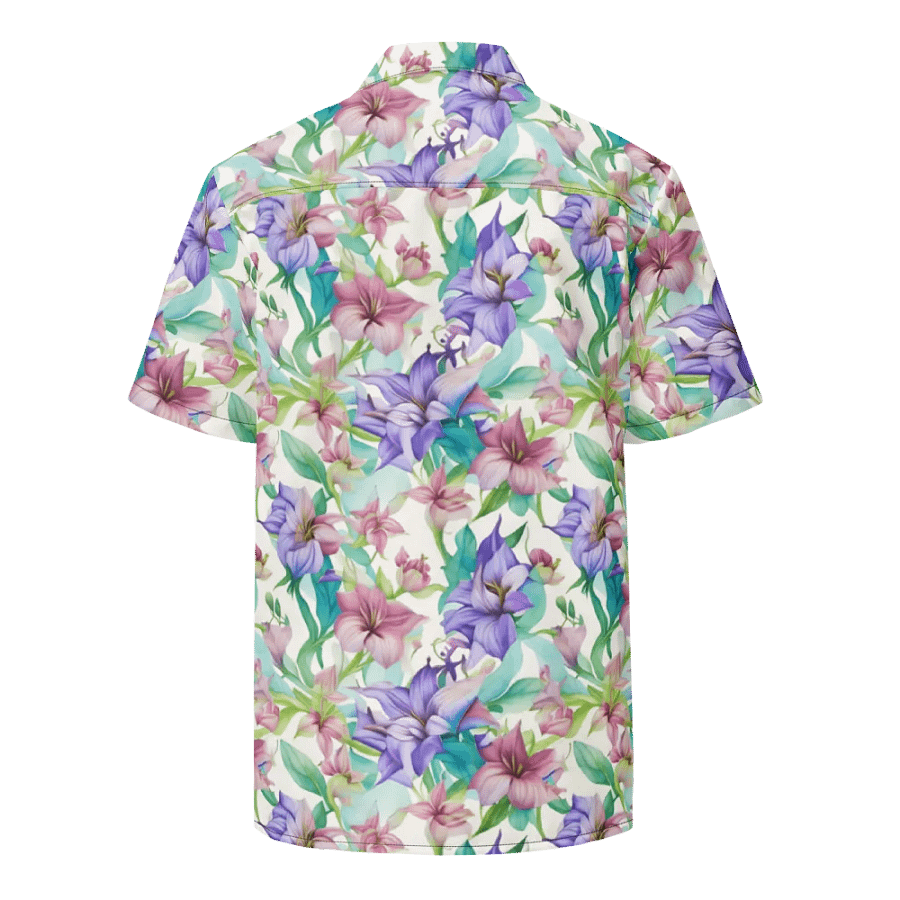 Floral Pattern Tiare Flowers Hawaiian Shirt product image (2)
