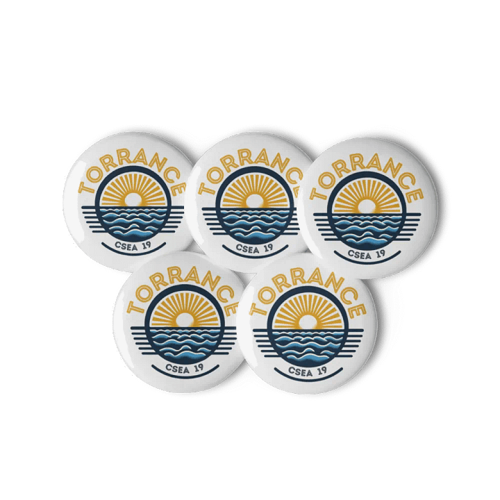 TUSD/CSEA Sun & Waves Pin Badge Set product image (1)
