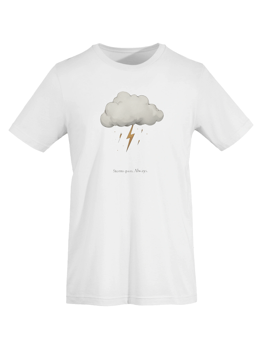Storms Pass. Always – Minimalist Storm Cloud T-Shirt product image (7)