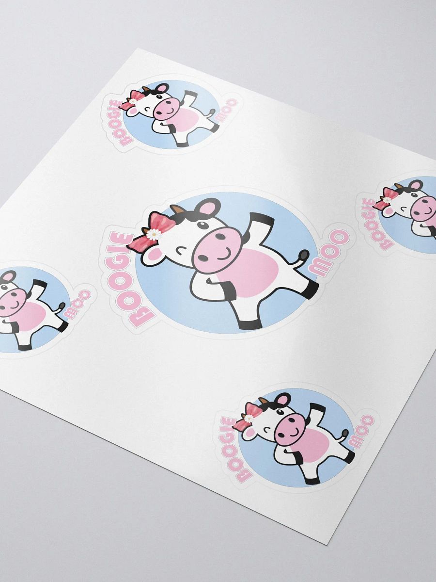 Boogie_Moo Kiss Cut Sticker product image (3)