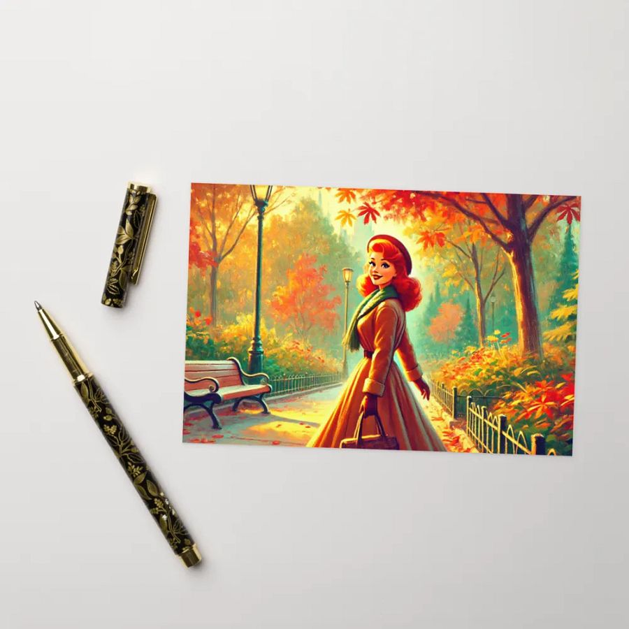 Autumn Stroll Greeting Card product image (10)