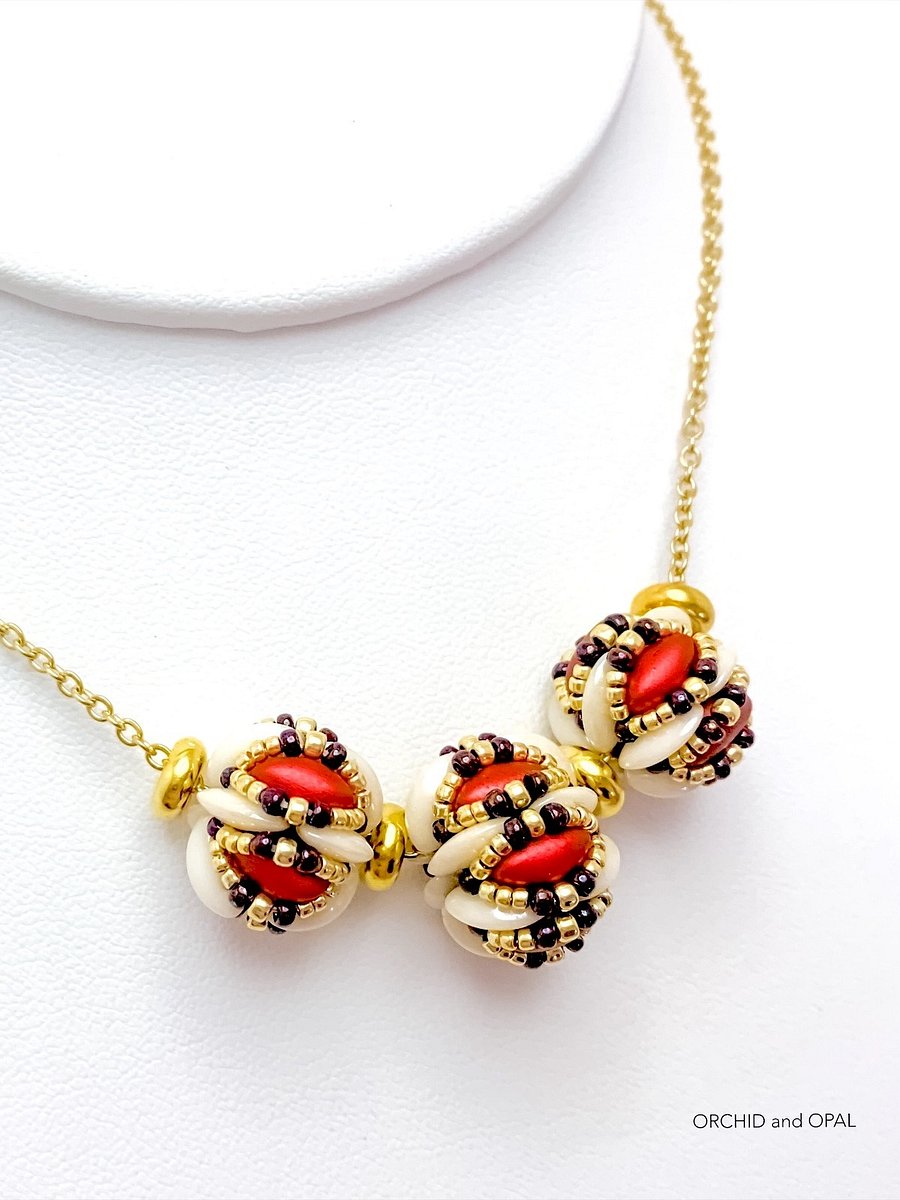 Beading Pattern – Chameleon Beaded Bead – Small Version product image (2)