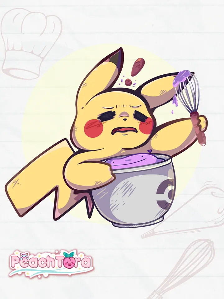 Cookin Pikachu⚡ (Clear) product image (1)