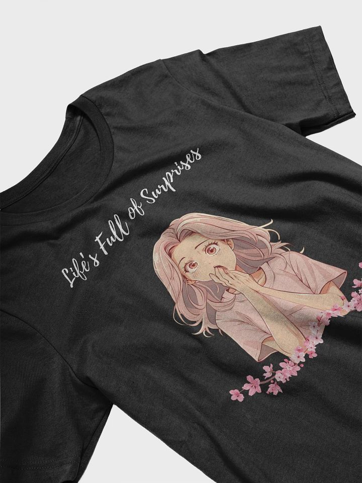 Surprised Pink Anime T-Shirt product image (2)