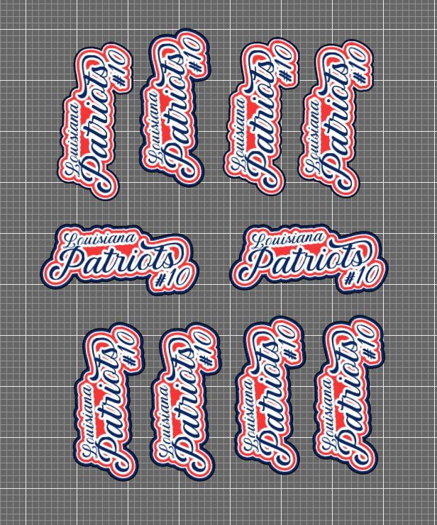 Patriots 3 Inch Vinyl Sticker Sets product image (3)