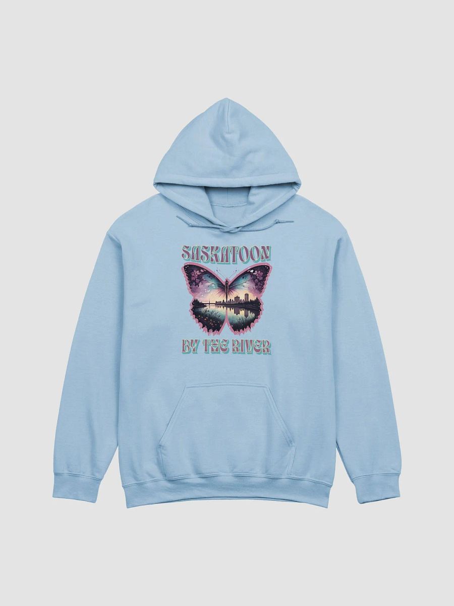 Saskatoon By The River Urban Butterfly Reflection Hoodie product image (5)