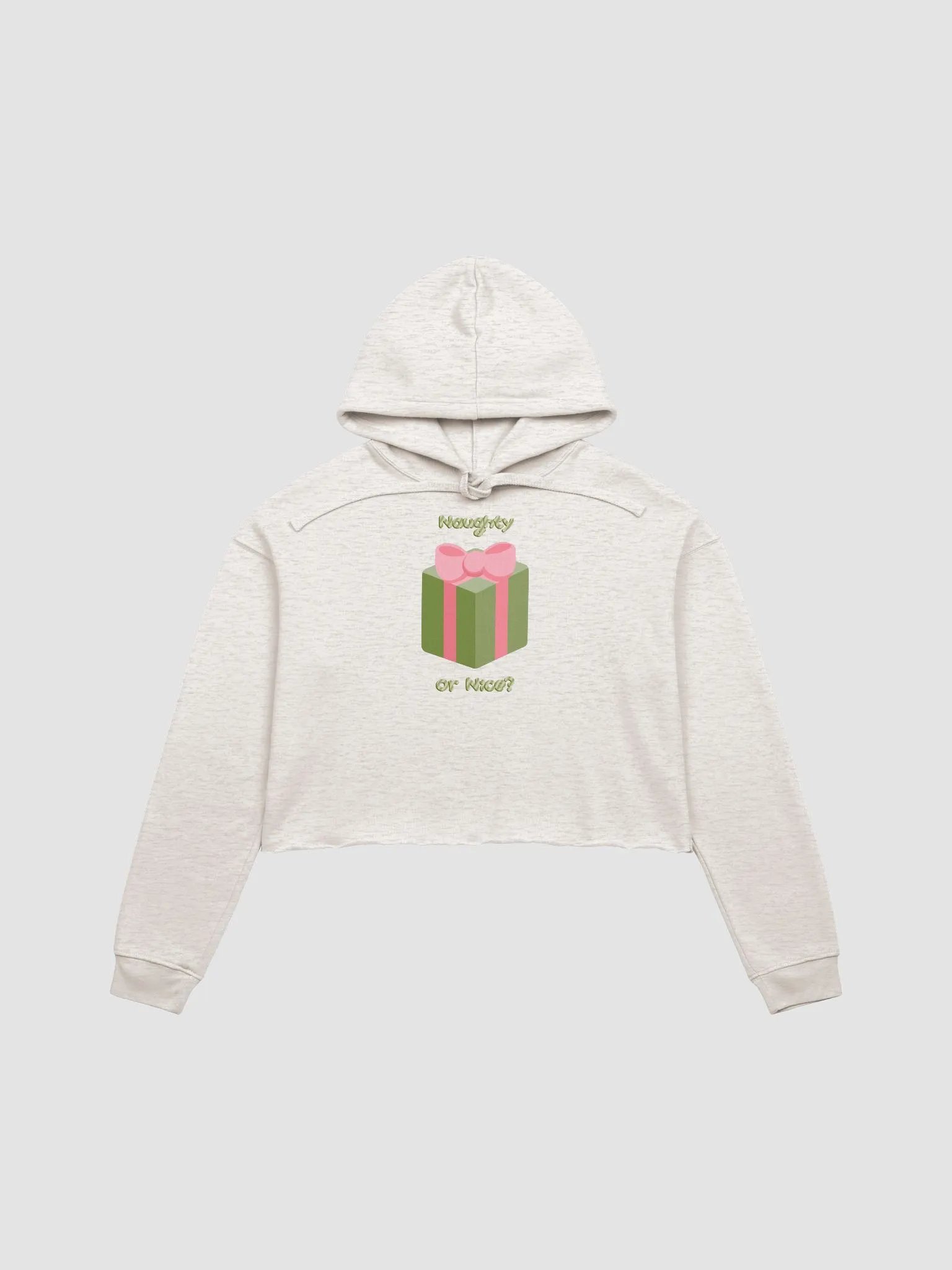 Green Gift Cropped Hoodie product image (2)