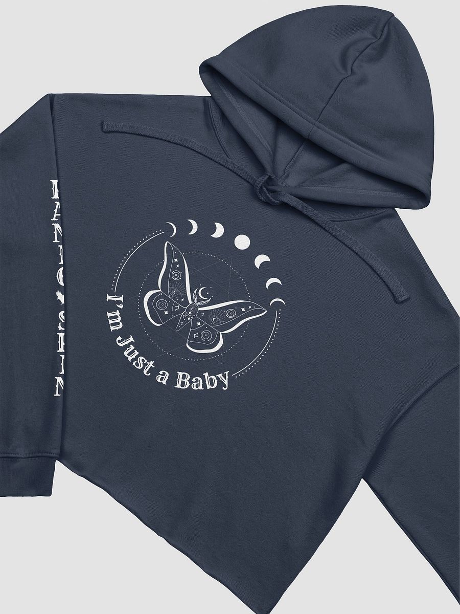 I'm Just a Baby Cropped Hoodie w Side Sleeve product image (3)