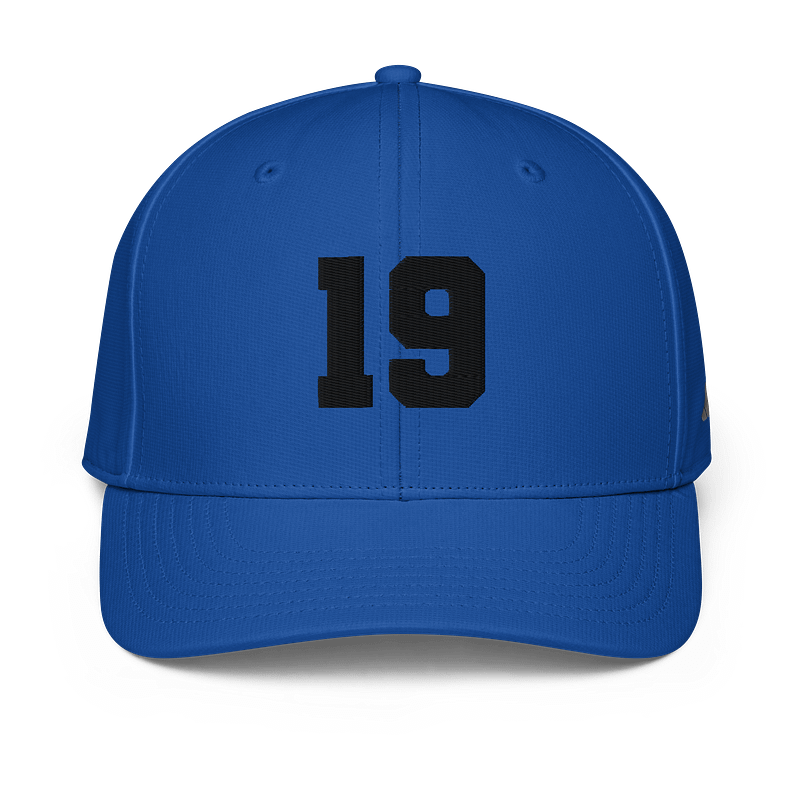 Number 19 Design Adidas Performance Caps