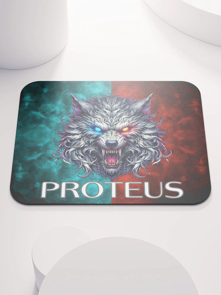 Fierce Glow Wolf Classic Mouse Pad product image (1)