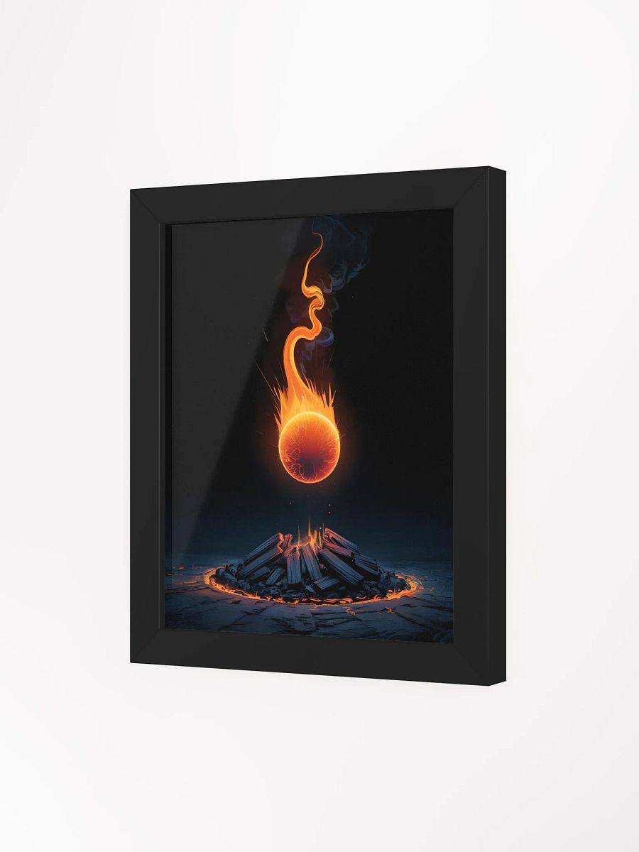 Rising Embers Framed Print | Abstract Fire Wall Art product image (3)