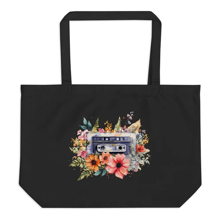 Cassette Flowers Tote product image (1)