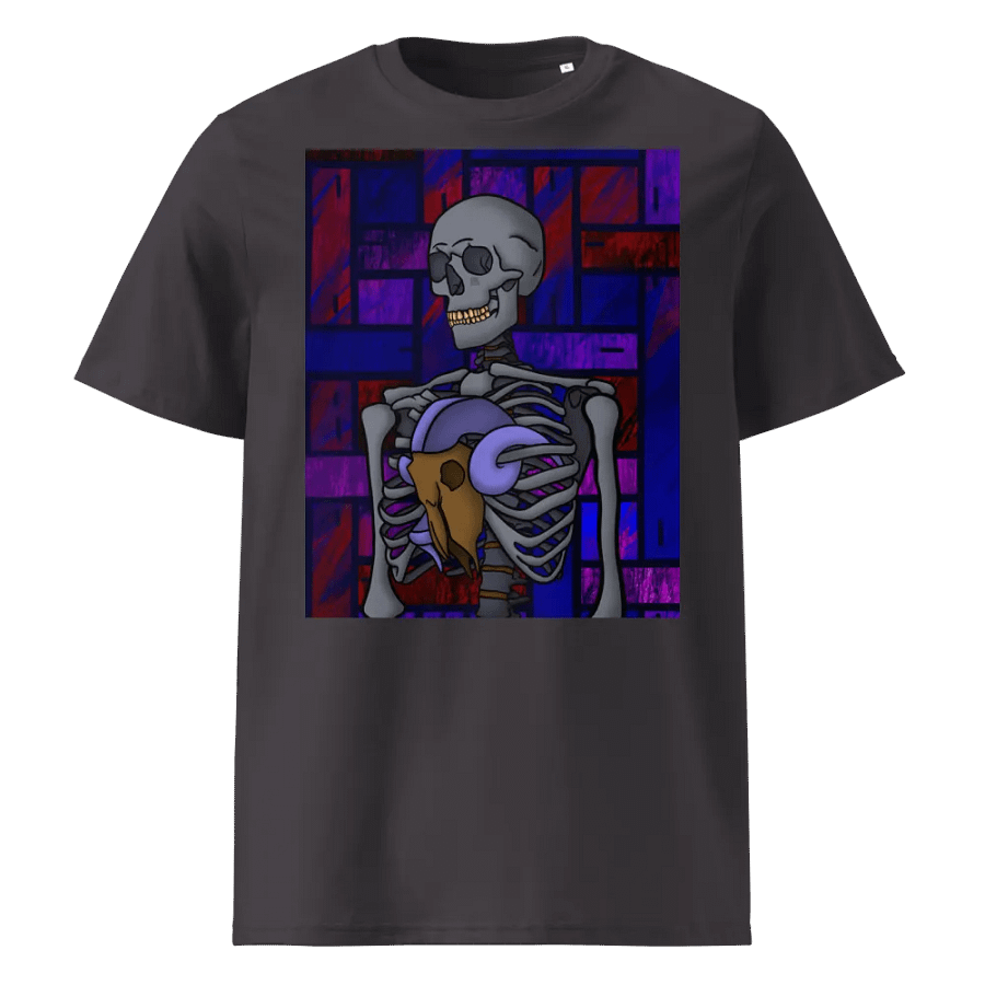 Skeletal animal Organic Tee product image (4)