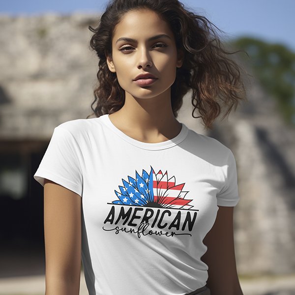 American Sunflower T-Shirt product image (4)