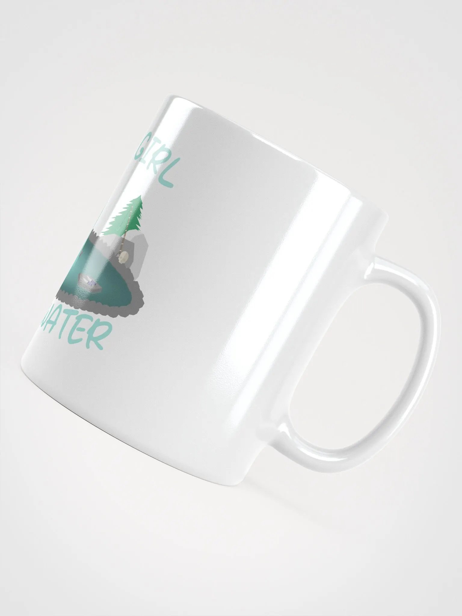 Gamer Girl Spring Water Mug (White) product image (5)