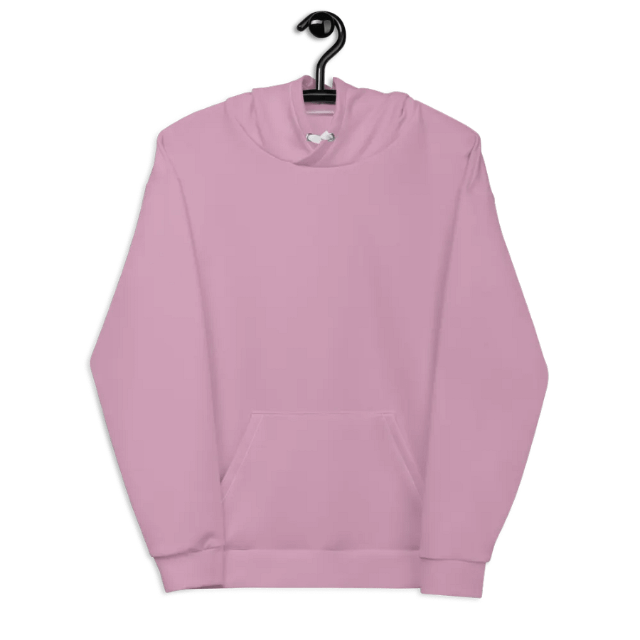 Plain Lilac Purple Soft Summer Unisex Recycled Polyester Heavyweight Premium Hoodie by Treasure Pie product image (8)
