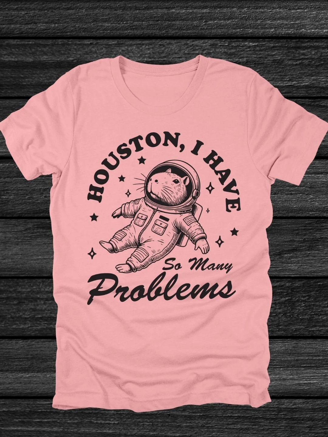 Houston, I Have So Many Problems Capybara T-Shirt product image (18)