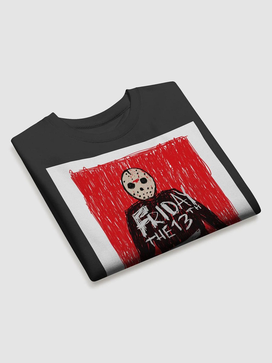 🔪 "JASON" CreepyKids Unisex Sweater Horror Art Print 🔥 product image (3)
