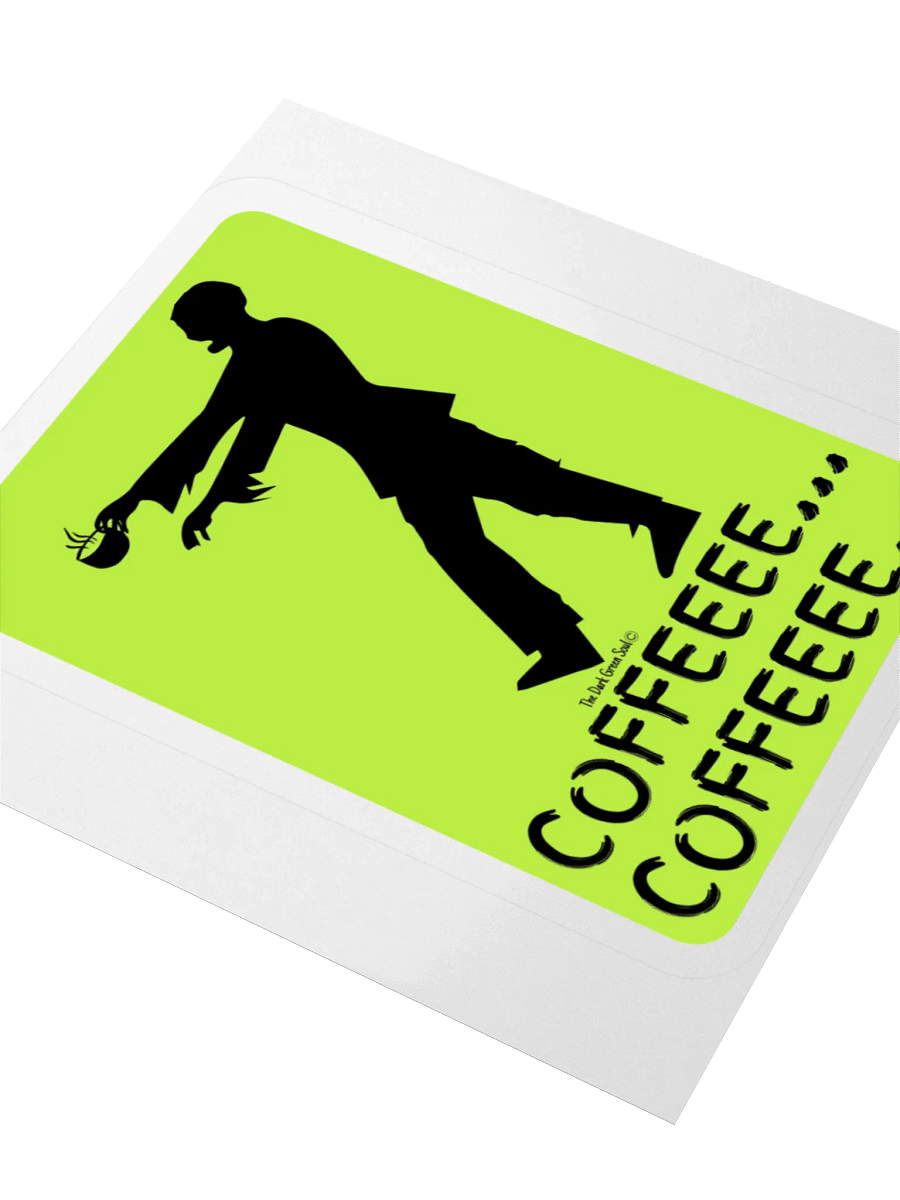Coffee Zombie Black - Sticker product image (3)