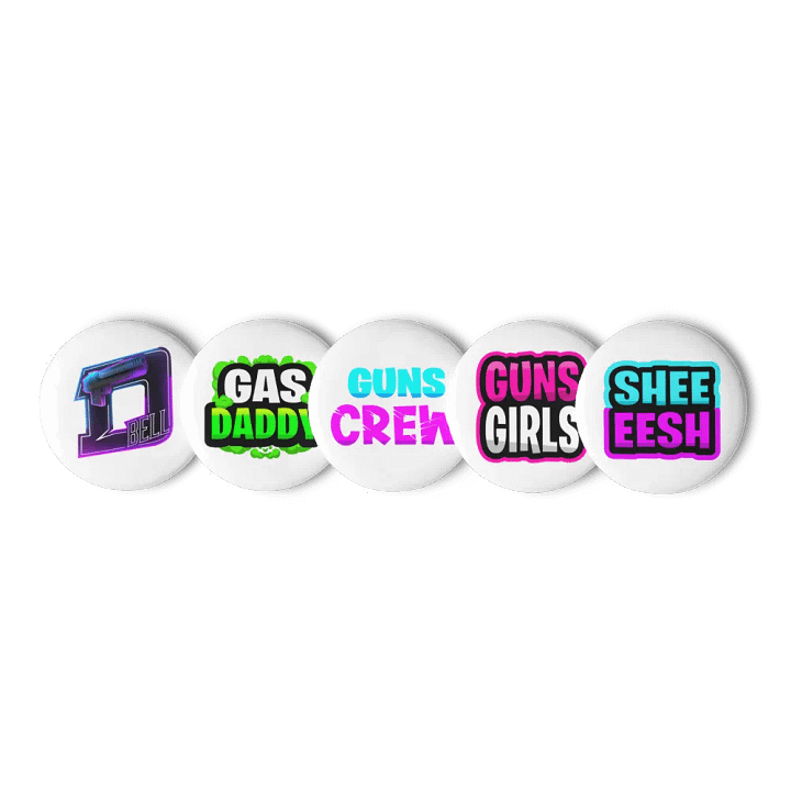 GunsCrew Assorted Button Pins product image (3)