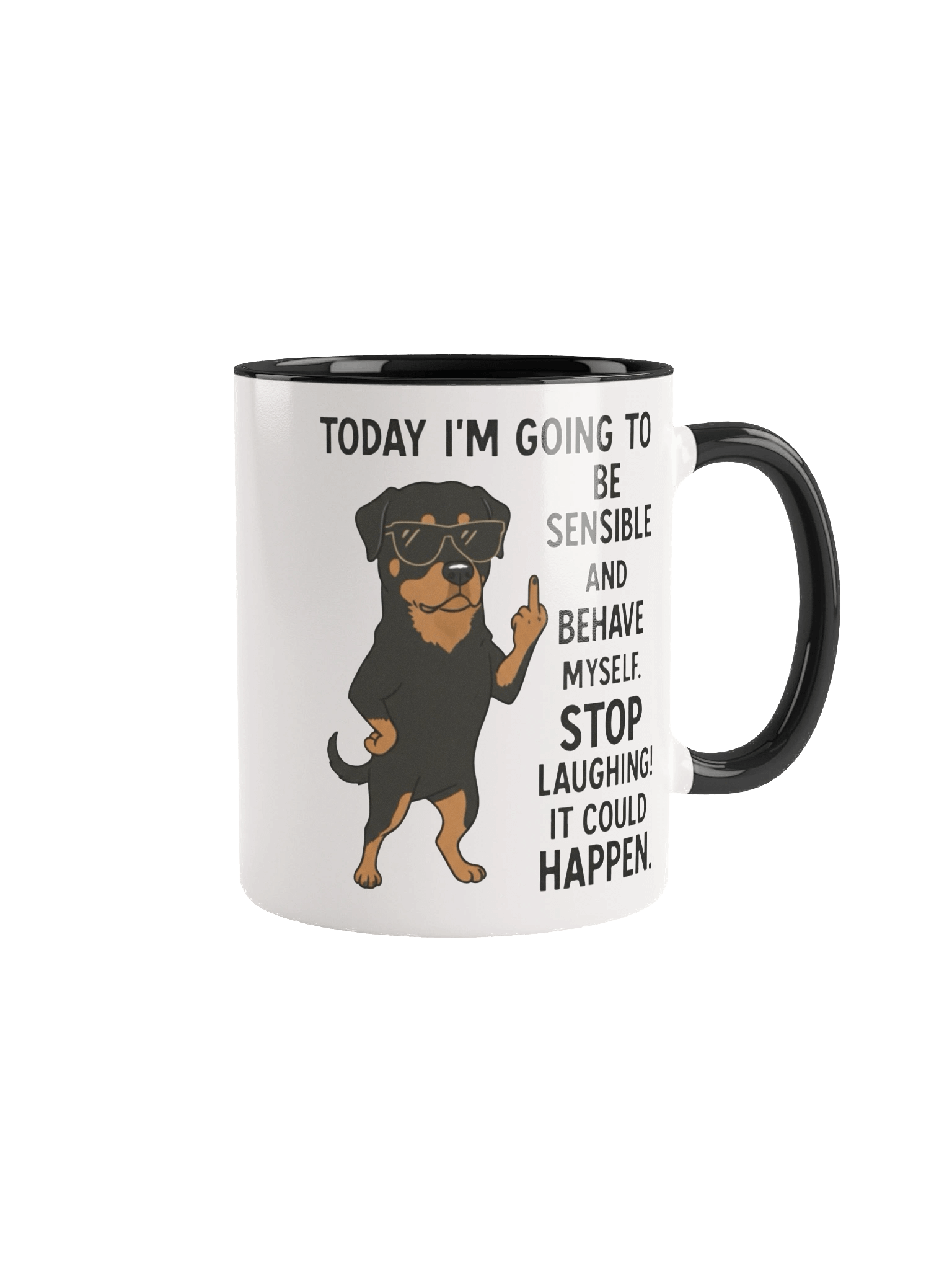 Funny Rottweiler Ceramic Mug product image (1)