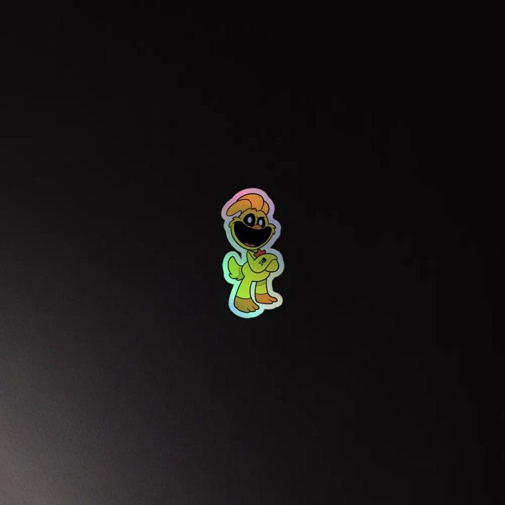 Smilling Critters Pirate Duck Holographic Sticker Sheet product image (2)