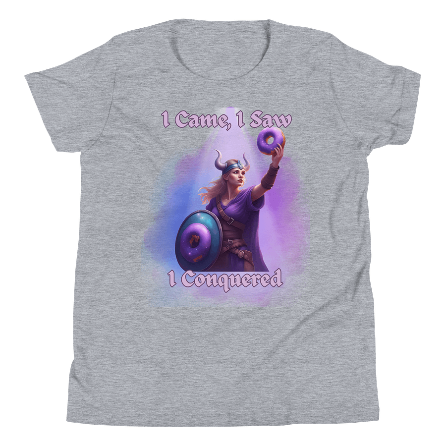 Female Viking Donut Warrior Youth T-Shirt product image (50)