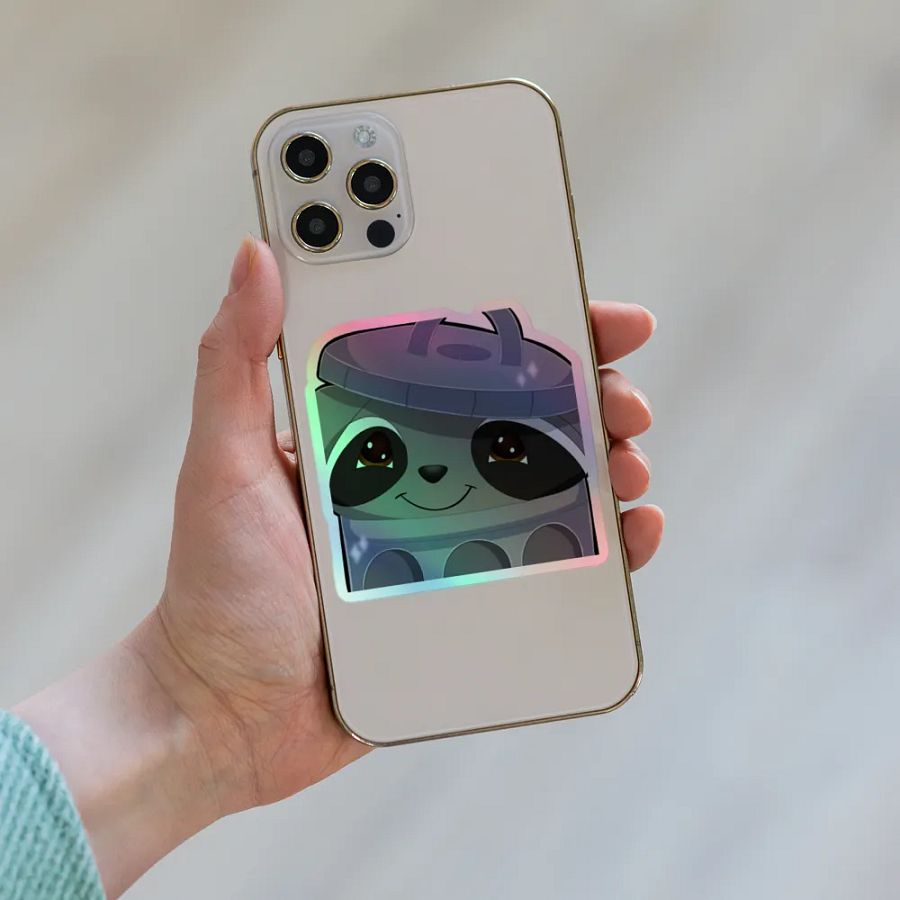Trash Emote Holo Sticker product image (6)