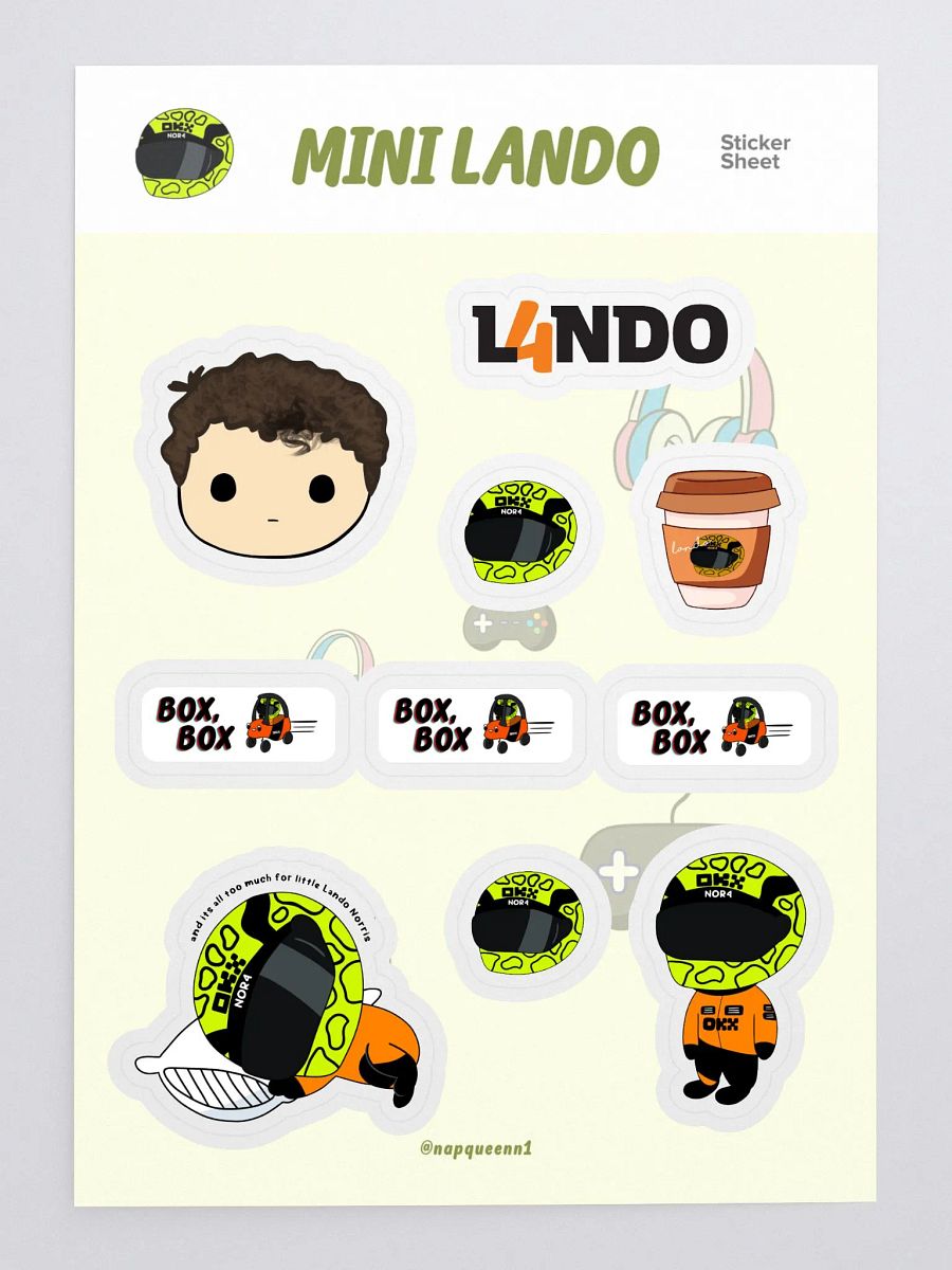 Mini Lando - Sticker Sheet product image (3)