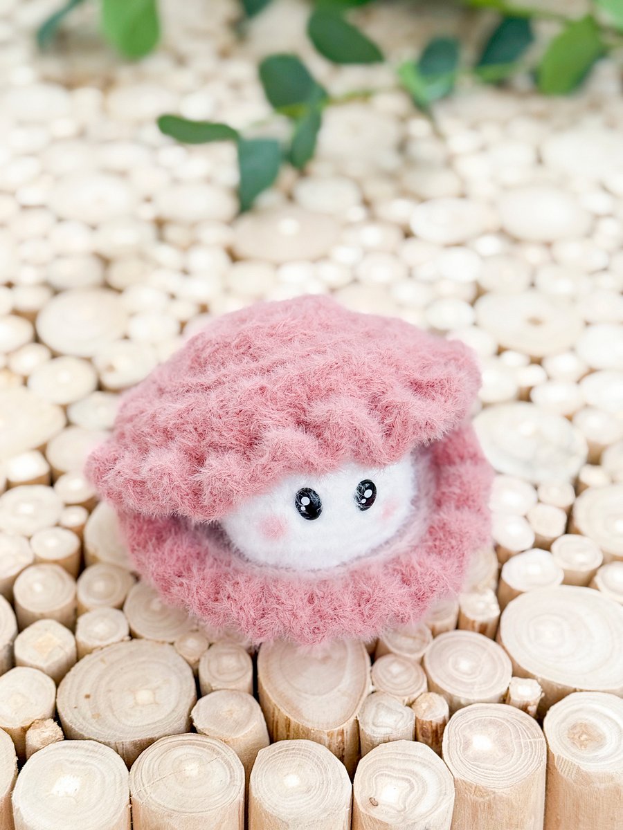 How to Crochet an Clam | No-Sew Amigurumi with Wheat Stitch product image (11)