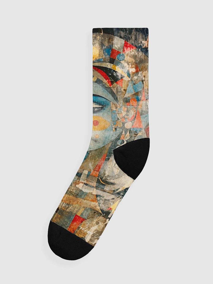 EcoArt Crew: Moon Goddess: Premium Sustainable Socks product image (1)