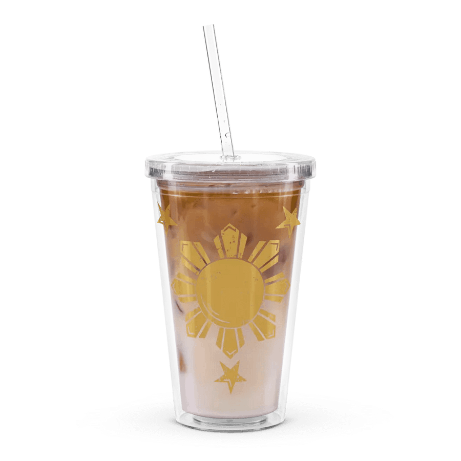 Pinas Clear Tumbler (Gold Star) product image (8)