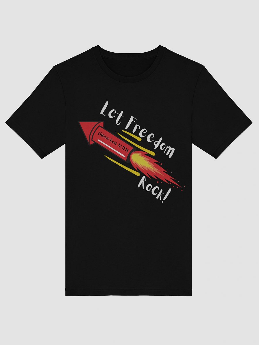 Let Freedom Rock Black T-shirt product image (5)