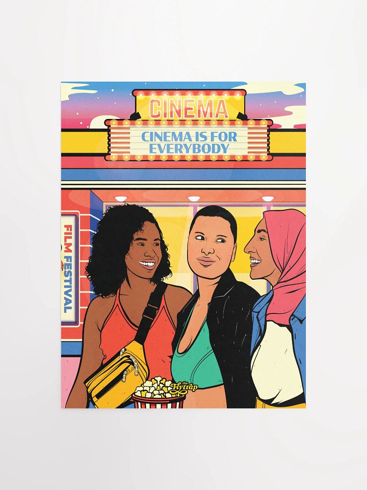 cinema is for everybody 12x16 poster product image (1)