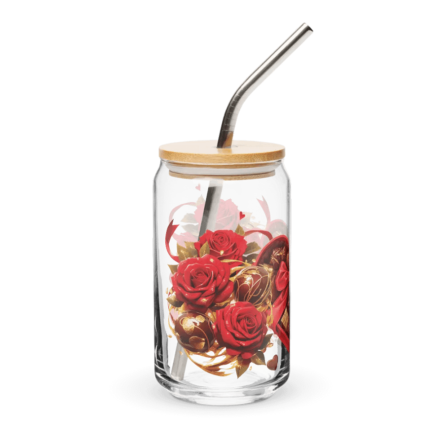 Valentine Chocolates Glass Can Sipper product image (4)