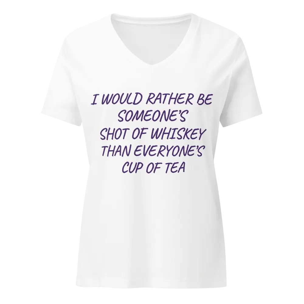 Whiskey Over Tea Women's V-Neck Tee product image (1)