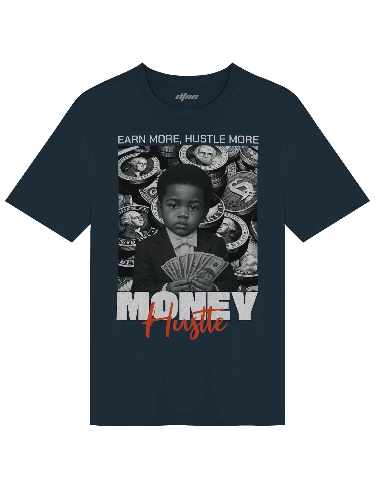 Hustle More Unisex Organic T-Shirt product image (2)